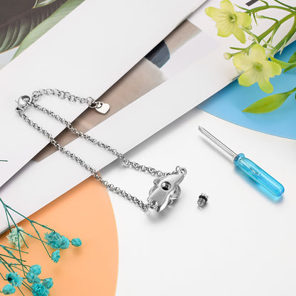 Rose Cremation Bracelet for Ashes