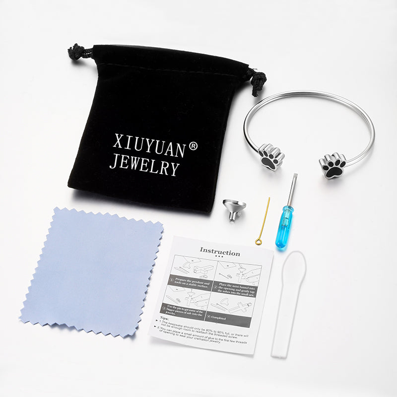 Paws Cremation Bracelet