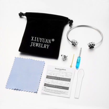 Paws Cremation Bracelet