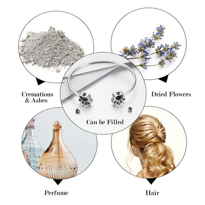 Paws Cremation Bracelet