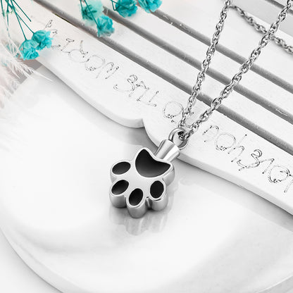 Paw Cremarion Pendant Necklace for Ashes