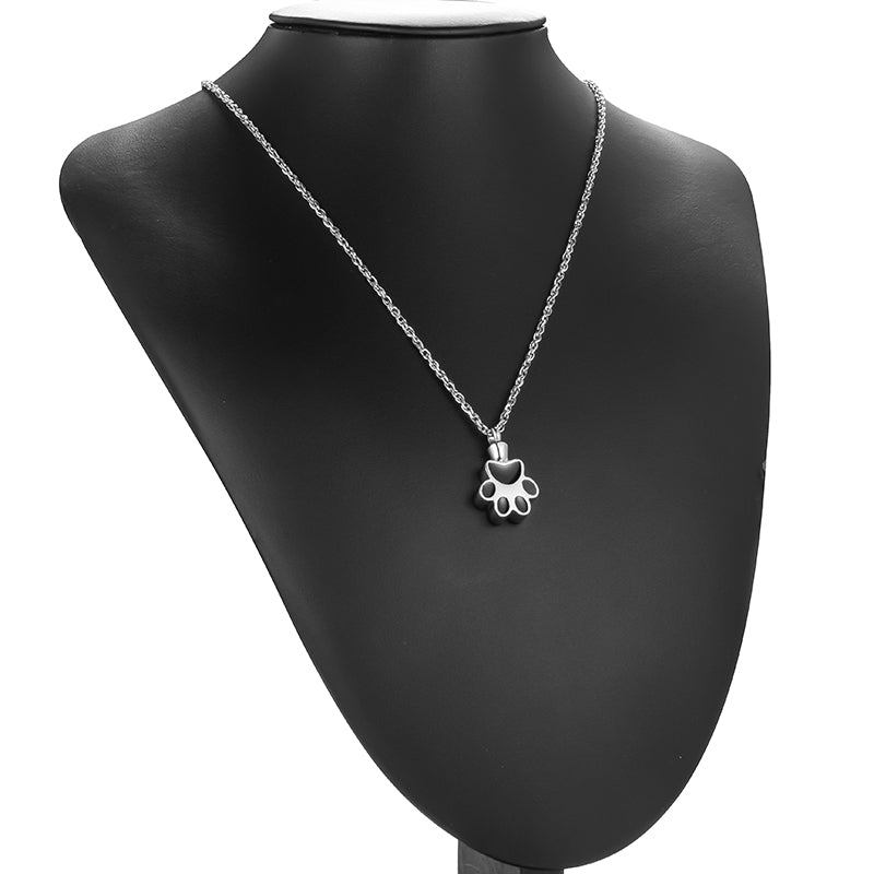 Paw Cremarion Pendant Necklace for Ashes