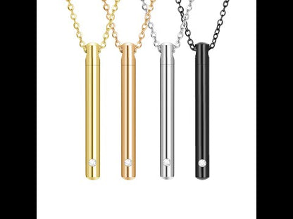 Cremation Ash Fillabled Necklace